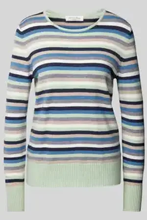 Christian Berg Gebreide pullover van viscosemix met ronde hals
