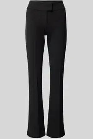 Gina Tricot Slim fit stoffen broek met persplooien