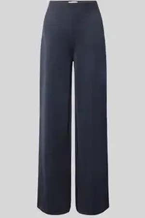 Christian Berg Straight leg stoffen broek met elastische band
