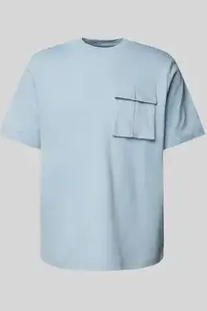 Antony Morato T-shirt met geribde ronde hals