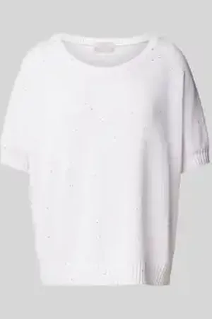 Hemisphere Gebreide pullover met ribboorden