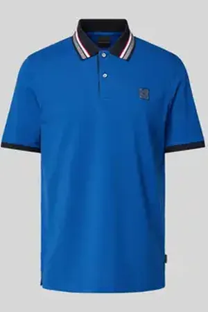 Bugatti Regular fit poloshirt met labelbadge