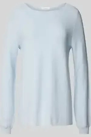 Christian Berg Gebreide pullover met ballonmouwen
