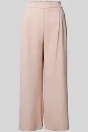 Jake*s Wide leg culotte met bandplooien