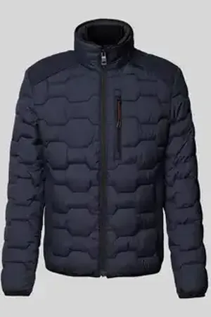 TOM TAILOR Regular fit gewatteerd jack met opstaande kraag