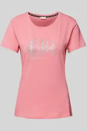 Liu Jo T-shirt met strass-steentjes