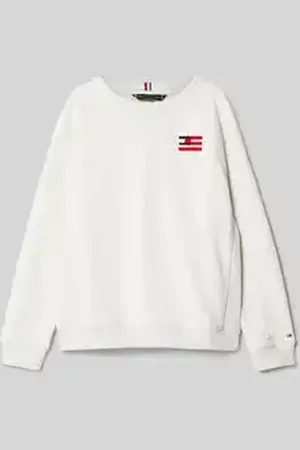 Tommy Hilfiger Relaxed fit sweatshirt met labelstitching