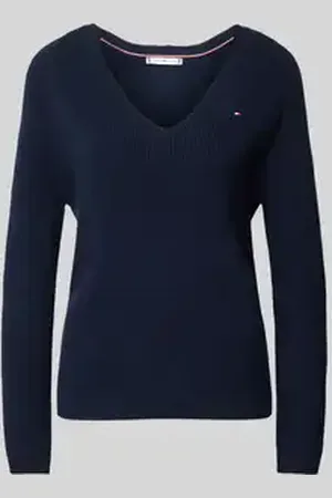Tommy Hilfiger Gebreide pullover met logostitching