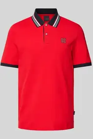 Bugatti Regular fit poloshirt met labelbadge
