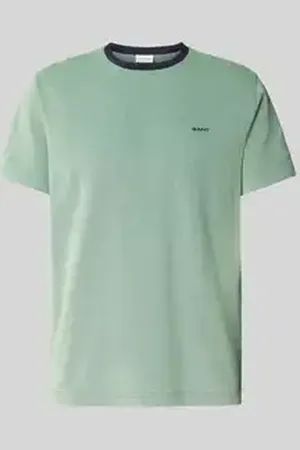 GANT T-shirt met structuurmotief