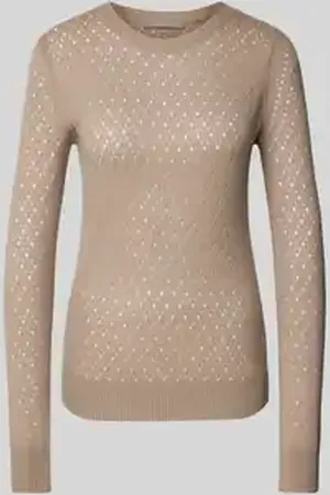 The Mercer Gebreide pullover met ajourpatroon