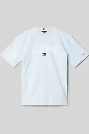 Tommy Hilfiger T-shirt met labelstitching, model 