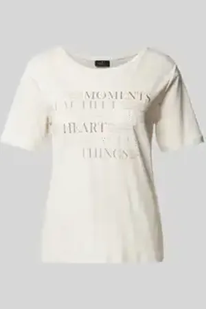 monari T-shirt met statementprint