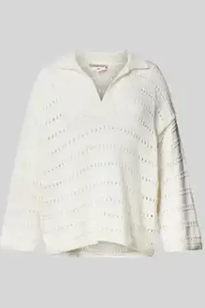 Smith and Soul Gebreide pullover met ajourpatroon
