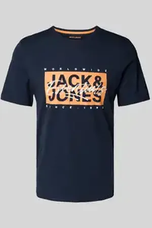 JACK & JONES T-shirt met labelprint, model 