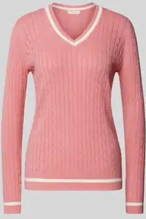 Christian Berg Gebreide pullover met ribboorden