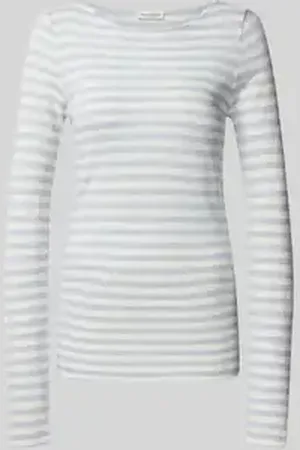 Marc O’ Polo Regular fit shirt met lange mouwen van puur katoen met streepmotief