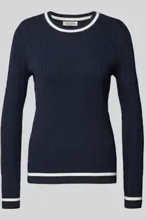 Christian Berg Gebreide pullover met ribboorden