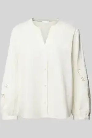 Seidensticker Regular fit blouse met broderie anglaise