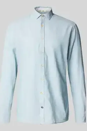 Colours & Sons Slim fit vrijetijdsoverhemd met kentkraag