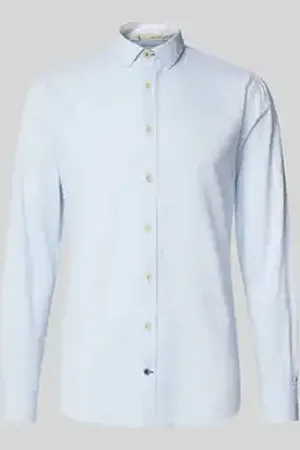 Colours & Sons Slim fit vrijetijdsoverhemd met kentkraag