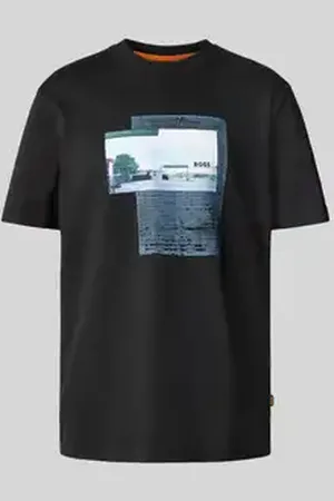 HUGO BOSS T-shirt met labelprint