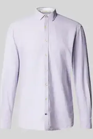 Colours & Sons Slim fit vrijetijdsoverhemd met kentkraag