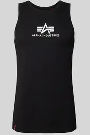 Alpha Industries Tanktop met labelprint