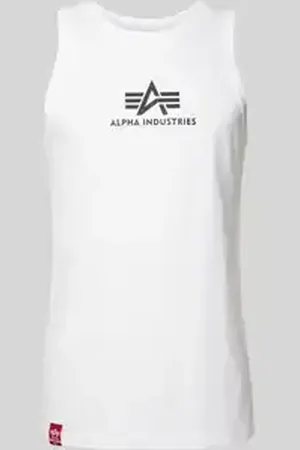 Alpha Industries Tanktop met labelprint