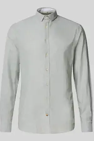 Colours & Sons Slim fit vrijetijdsoverhemd met kentkraag