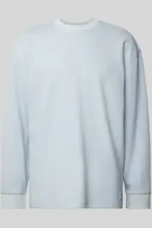 Hugo Blue Gebreide pullover met opstaande kraag