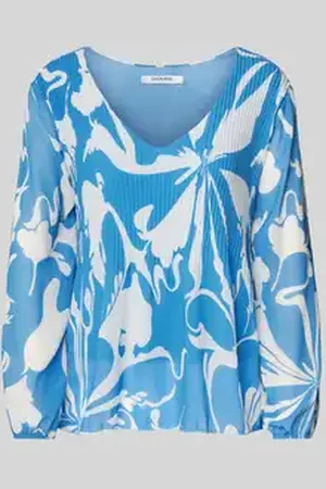 Zabaione Regular fit blouse met plissévouwen