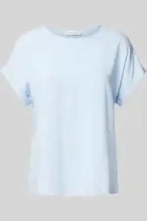 Christian Berg Blouseshirt van viscose met ronde hals