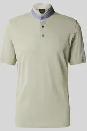 Bugatti Regular fit poloshirt met opstaande kraag