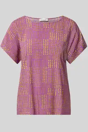 Christian Berg Regular fit blouseshirt met kapmouwen