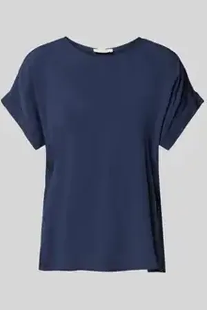 Christian Berg Blouseshirt van viscose met ronde hals