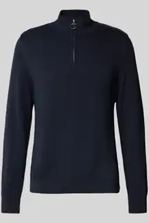 Barbour Gebreide pullover met ribboorden