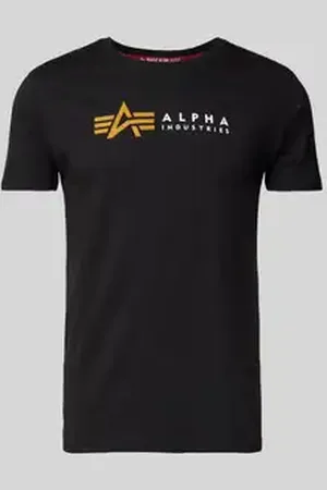 Alpha Industries T-shirt met labelprint