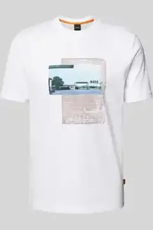 HUGO BOSS T-shirt met labelprint