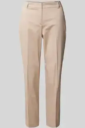 Christian Berg Slim fit pantalon van katoenmix