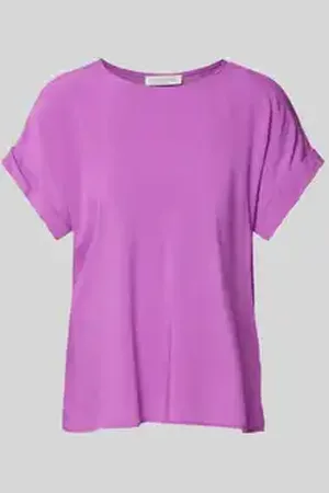 Christian Berg Blouseshirt van viscose met ronde hals