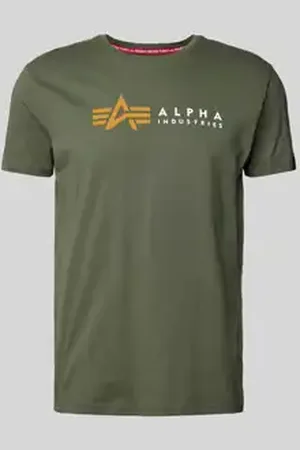 Alpha Industries T-shirt met labelprint