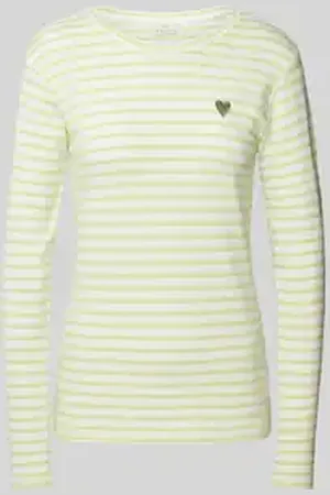 Kaffe Shirt met lange mouwen en motiefstitching, model 