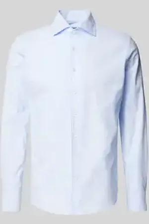 Profuomo Regular fit vrijetijdsoverhemd met kentkraag