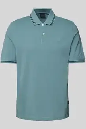 Bugatti Regular fit poloshirt met labeldetail