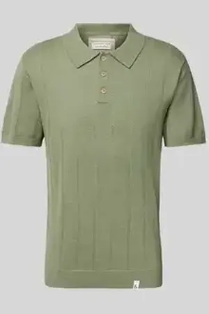 Colours & Sons Slim fit poloshirt met labeldetail