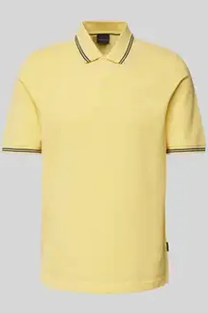 Bugatti Regular fit poloshirt met labeldetail
