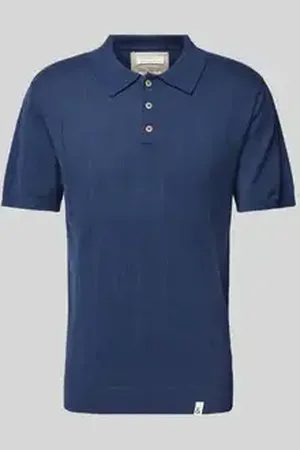 Colours & Sons Slim fit poloshirt met labeldetail