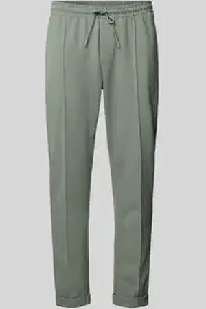 Antony Morato Regular fit stoffen broek met vaste persplooien