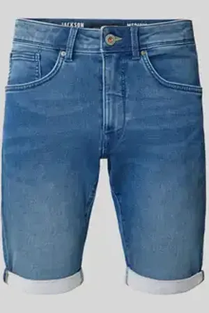 Petrol Industries Korte slim fit jeans in 5-pocketmodel